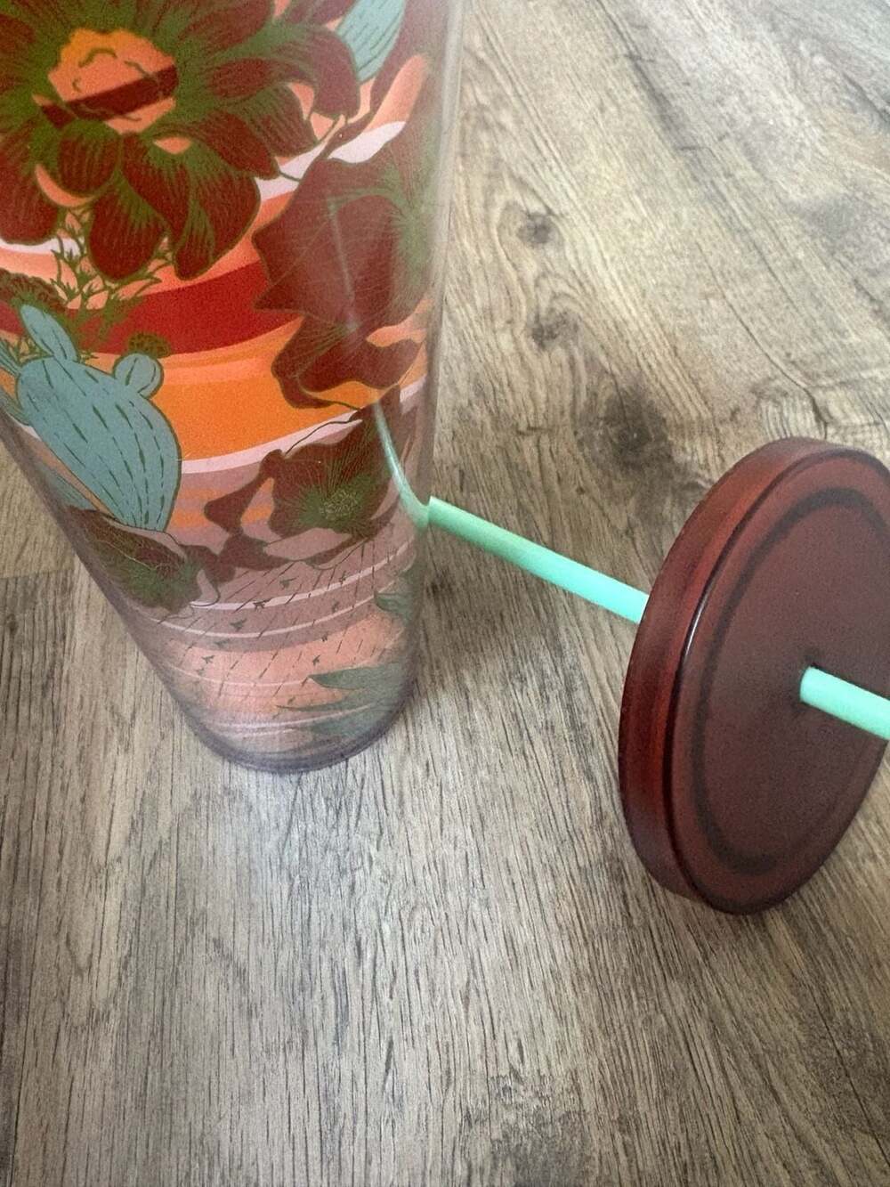 2019 Starbucks Terracotta Desert Cactus Summer Venti Tumbler 24oz - Picture 5 of 6